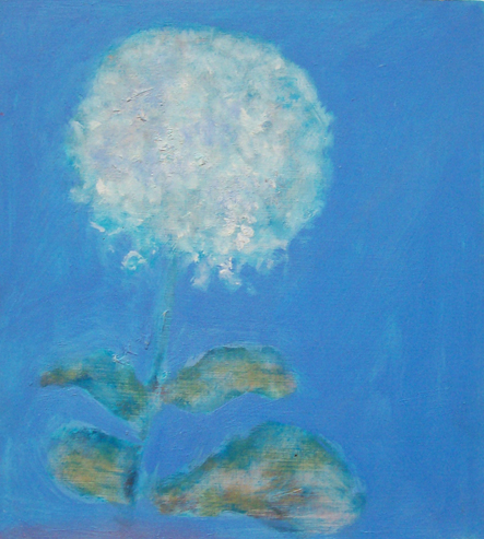9.	Chrysanthemum in Sky  “11 x 9”  2001